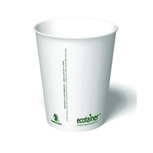 10 oz. ecotainer® Carte Blanc® Paper Hot Cup