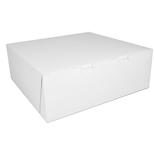 Southern Champion 14" x 14" x 5" White Non-Window Bakery Box