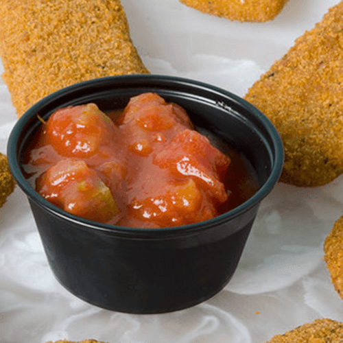 Solo P200BLK 2 oz. Black Polystyrene Souffle Cup / Portion Cup