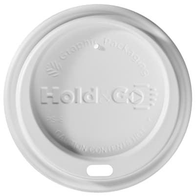8 oz. Hold & Go® Dome/White Paper Hot Cup Lid