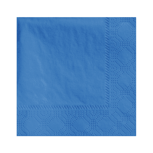 Hoffmaster 4.75 " Regal Embossed 2-Ply Marina Blue Beverage Napkins