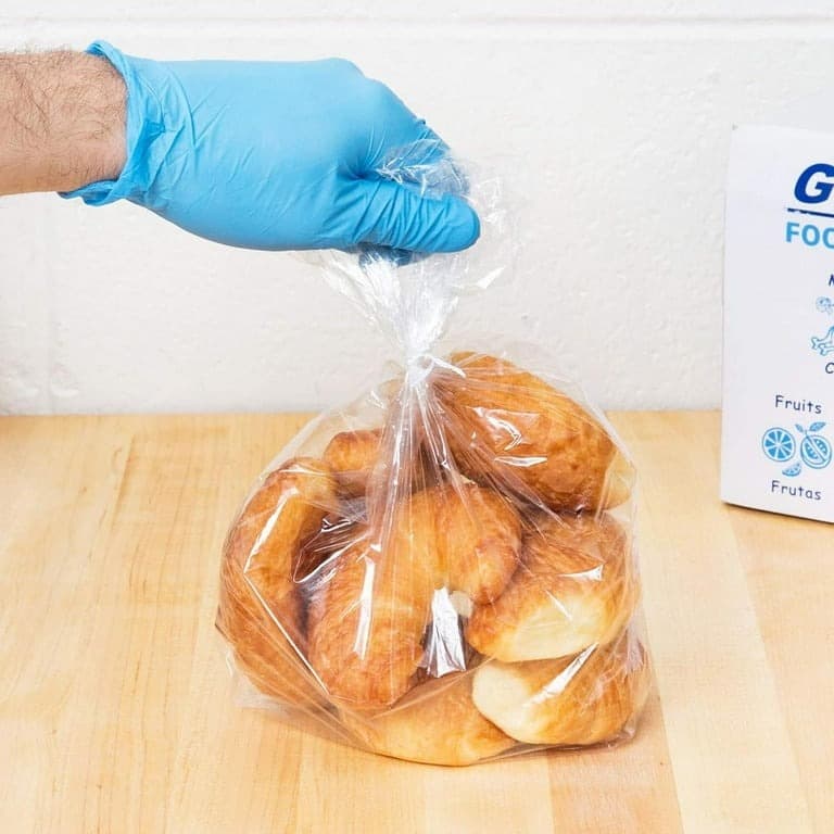 TUF-R® 12" x 12" 1 mil Std Linear LDPE Flat Bag