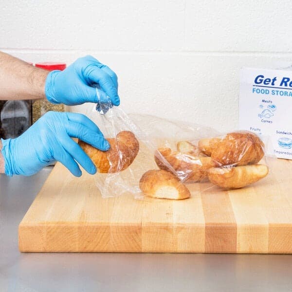 Inteplast Group PB060315 Get Reddi 6" x 3" x 15" 0.68 mil Std Plastic Food Bag