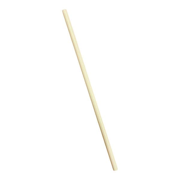 StrawFish 7 3/4" Natural Biodegradable Unwrapped Jumbo Straw